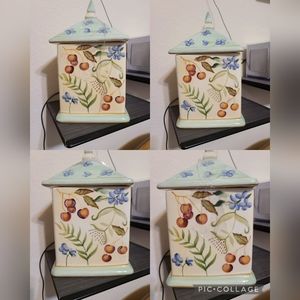 Capriware Ceramic Handpainted Canister